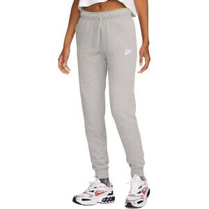 Nike Womens Gray Standard Fit Mid Rise Fleece Tapered Jogger Pants Size 2X NWT